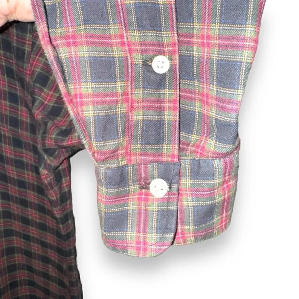 70s Polo Ralph Lauren Made in USA Flannel Button Down Shirt S
